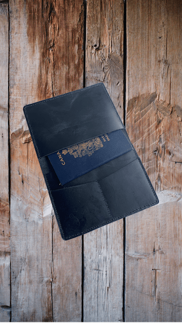 passport cover leather